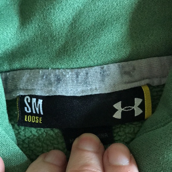 Under Armour-Loose-Green Hoodie- SM Loose - Picture 6 of 14
